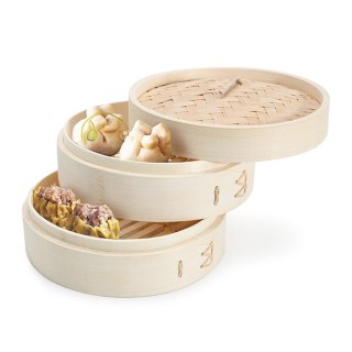 HNH 1009 bamboo steamer basket (1)